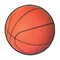 Party Central Club Pack of 24 Orange and Black Basketball Cutout Championship Game Party Decorations 13.5"